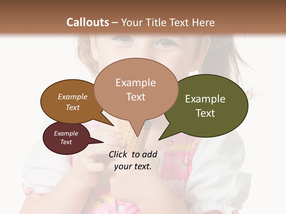 Positive Beauty Cone PowerPoint Template