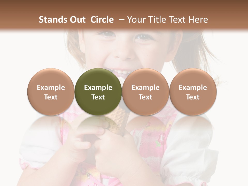 Positive Beauty Cone PowerPoint Template