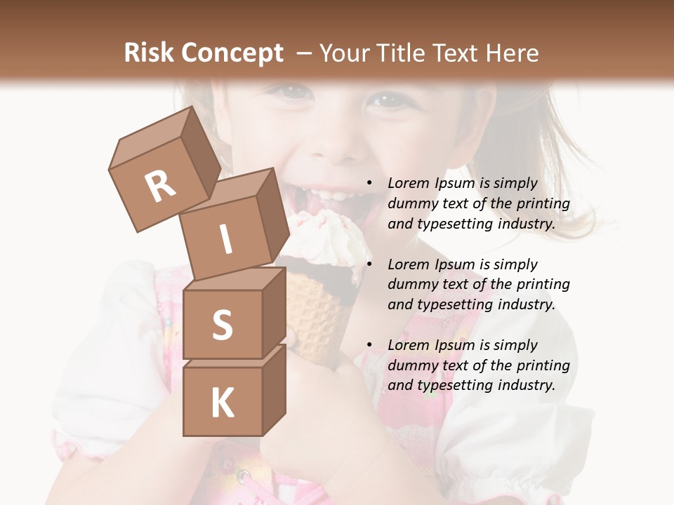 Positive Beauty Cone PowerPoint Template