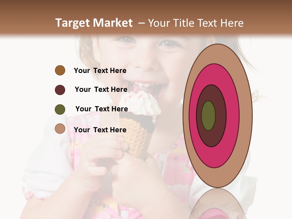 Positive Beauty Cone PowerPoint Template