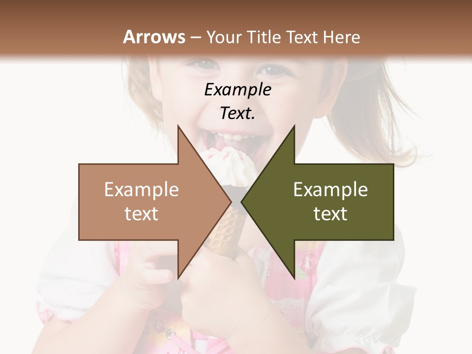 Positive Beauty Cone PowerPoint Template