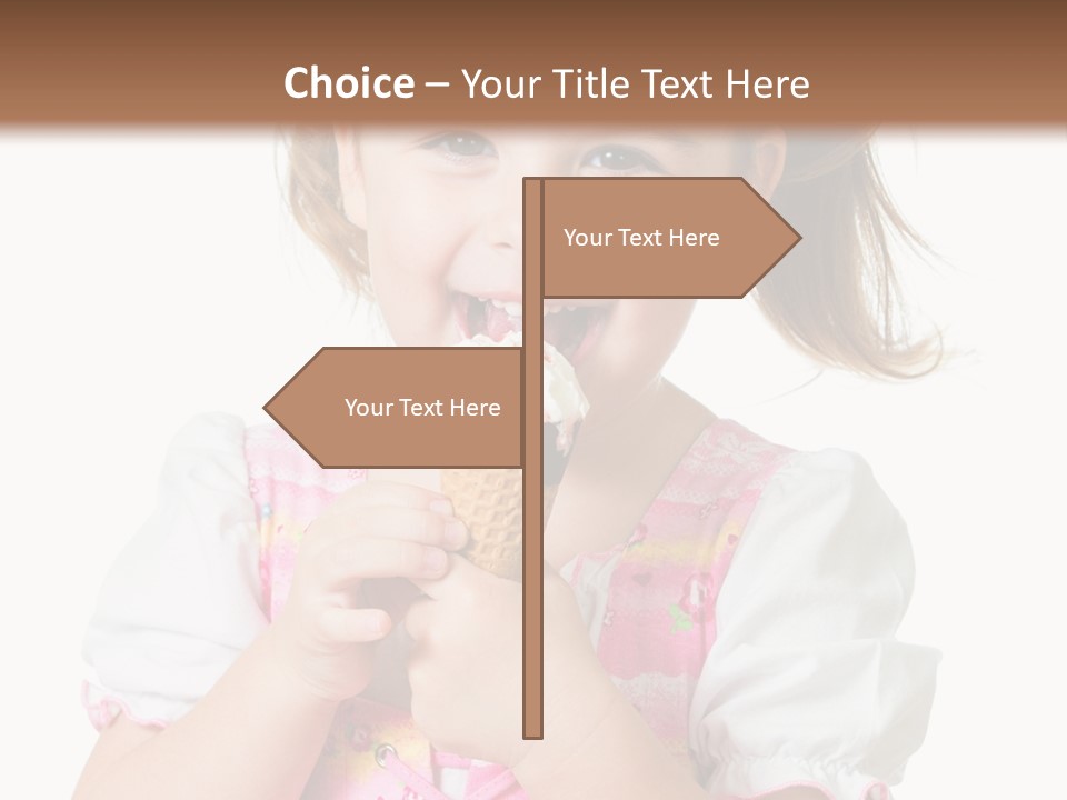 Positive Beauty Cone PowerPoint Template