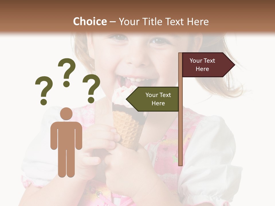 Positive Beauty Cone PowerPoint Template