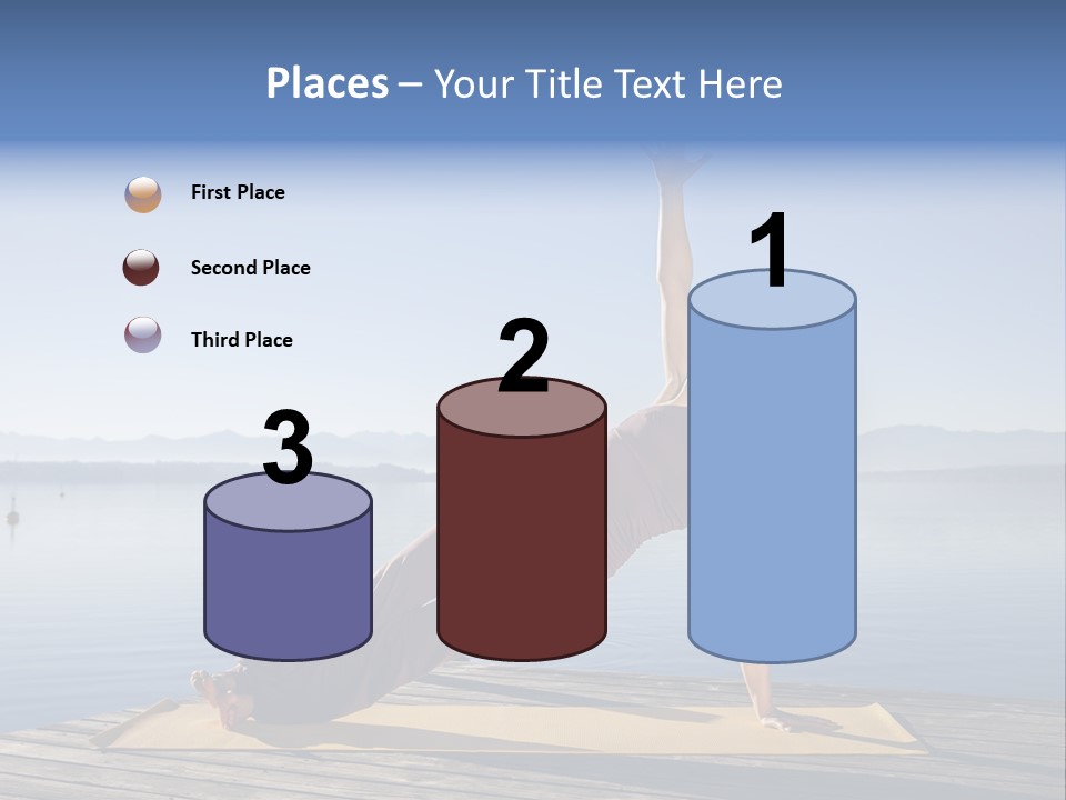 Fitness Meditation Pretty PowerPoint Template