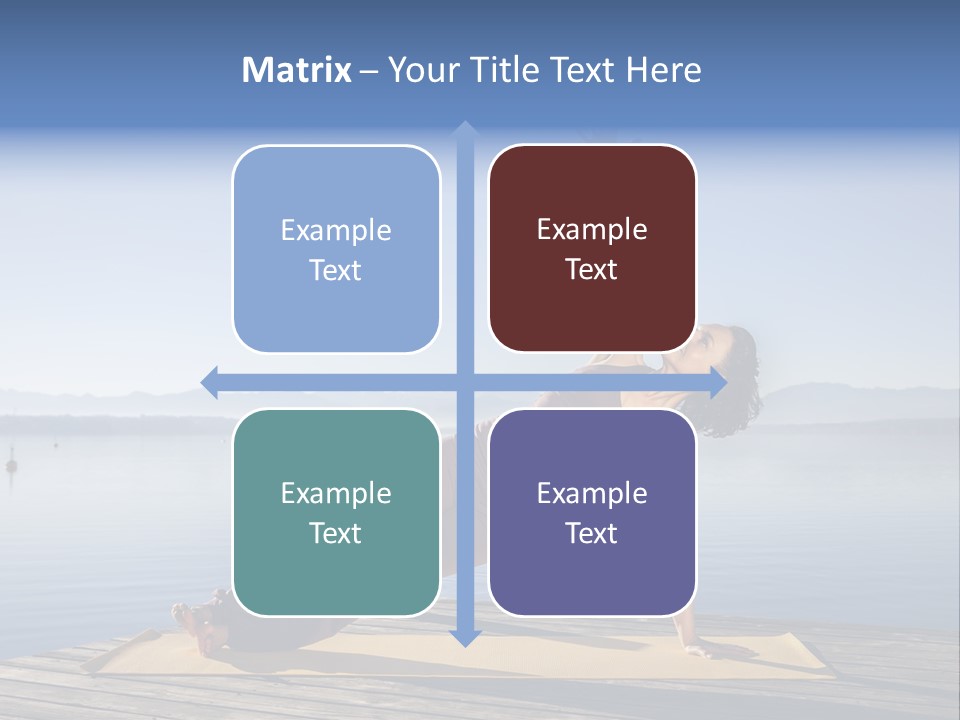 Fitness Meditation Pretty PowerPoint Template