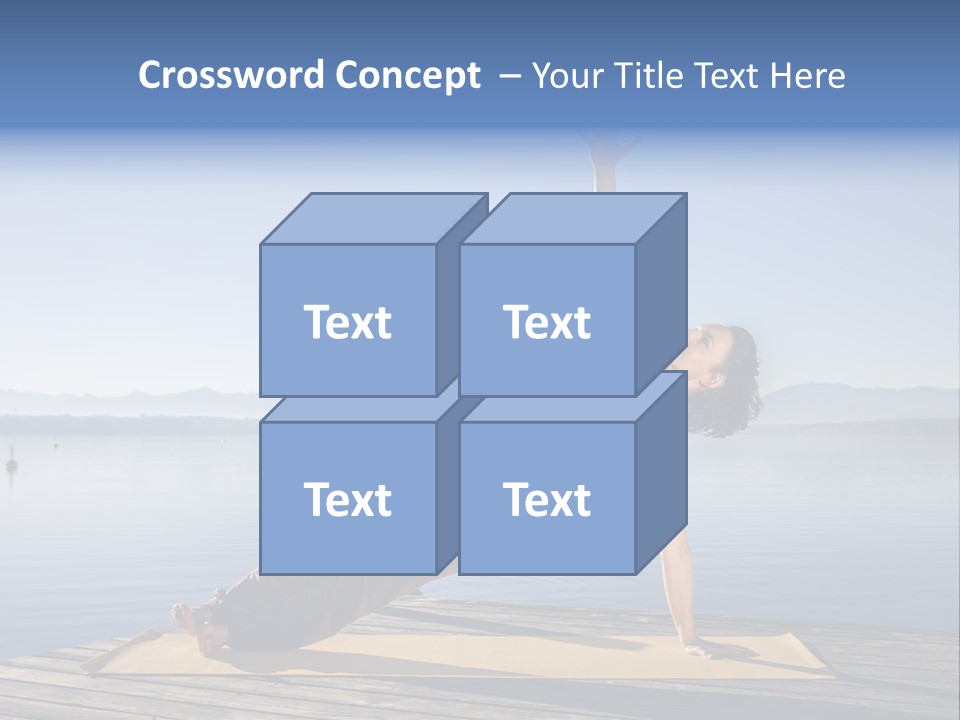 Fitness Meditation Pretty PowerPoint Template