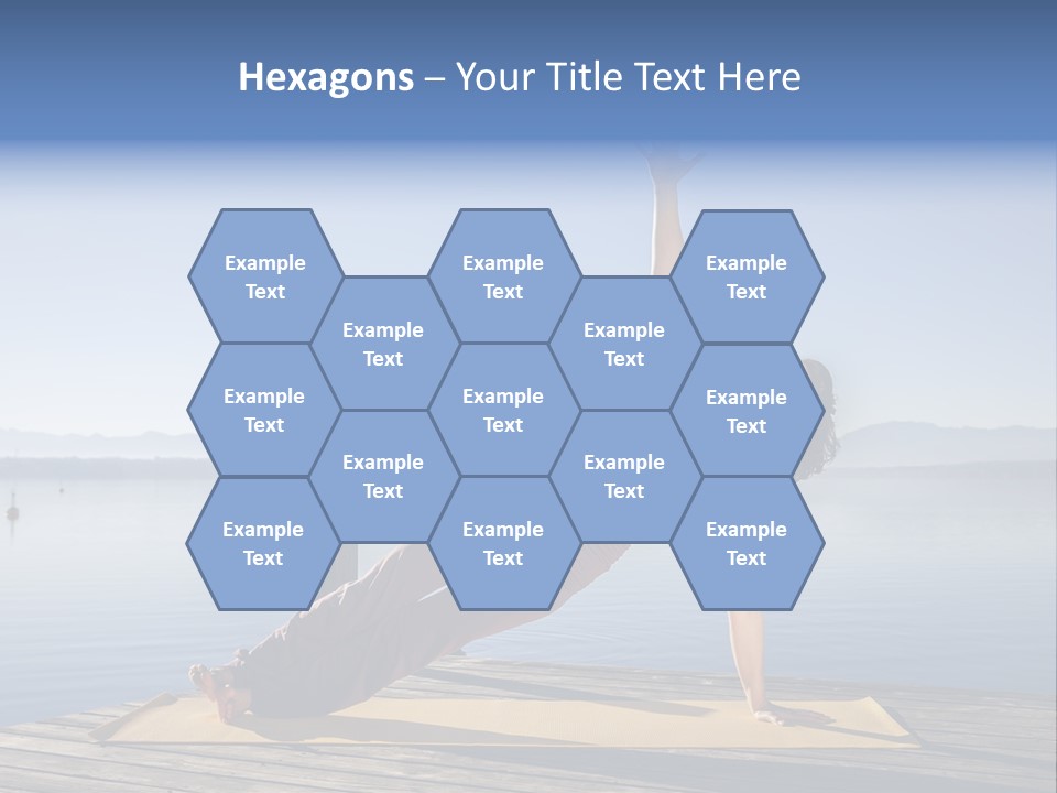 Fitness Meditation Pretty PowerPoint Template