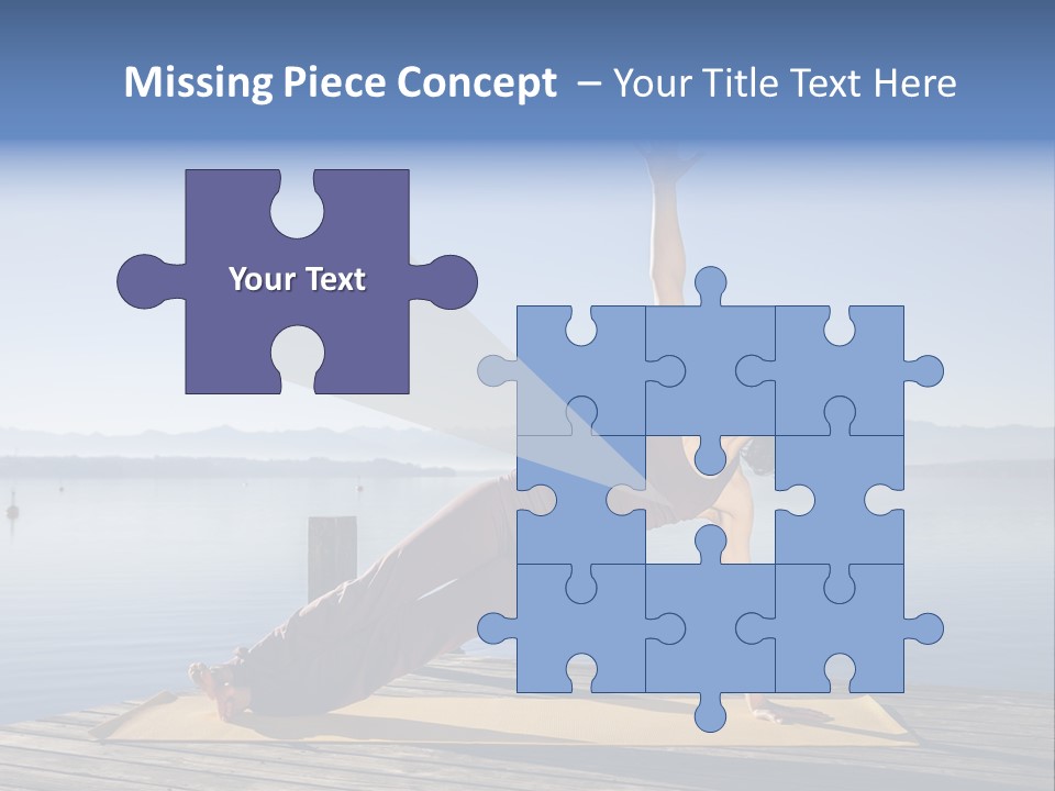 Fitness Meditation Pretty PowerPoint Template