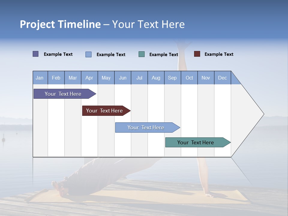 Fitness Meditation Pretty PowerPoint Template