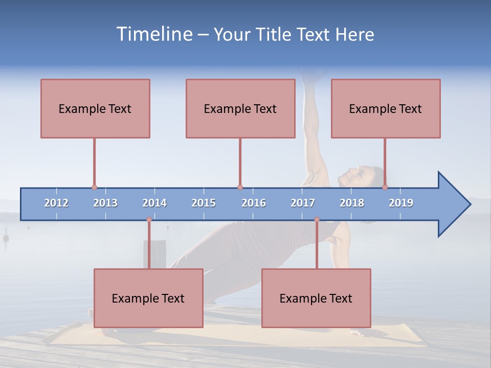 Fitness Meditation Pretty PowerPoint Template