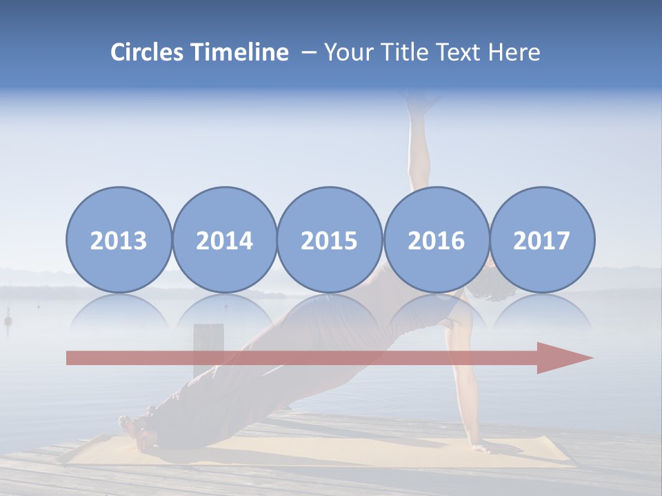 Fitness Meditation Pretty PowerPoint Template