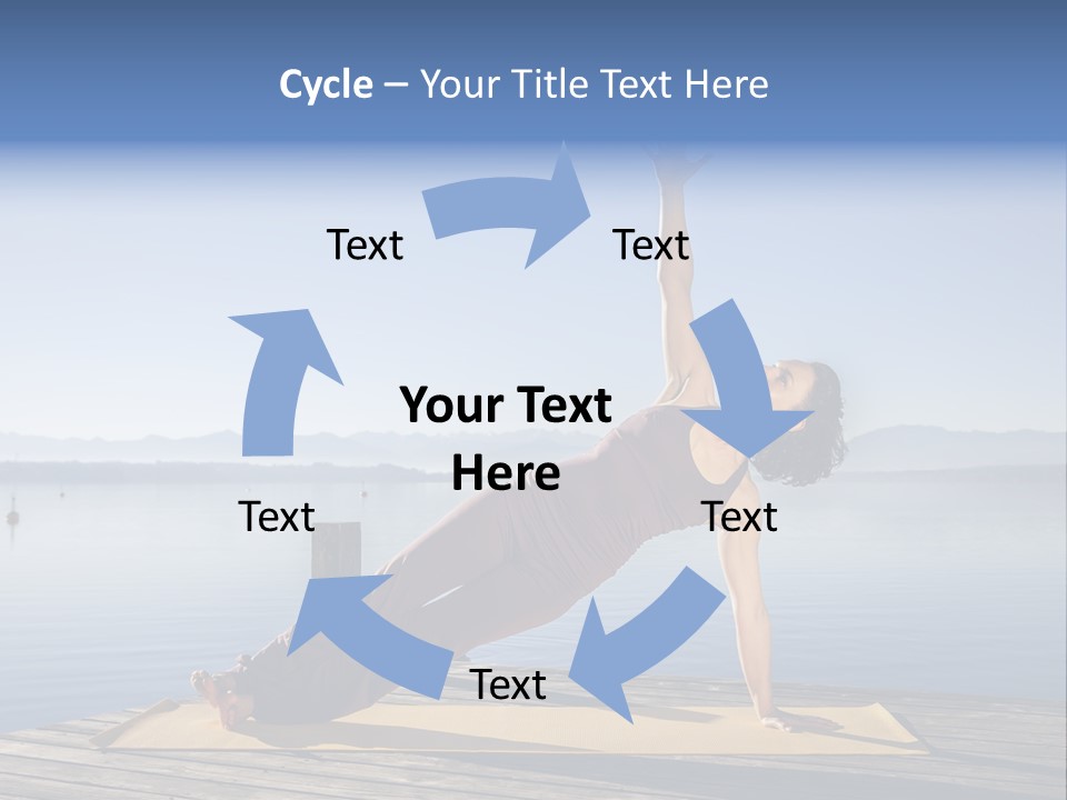 Fitness Meditation Pretty PowerPoint Template