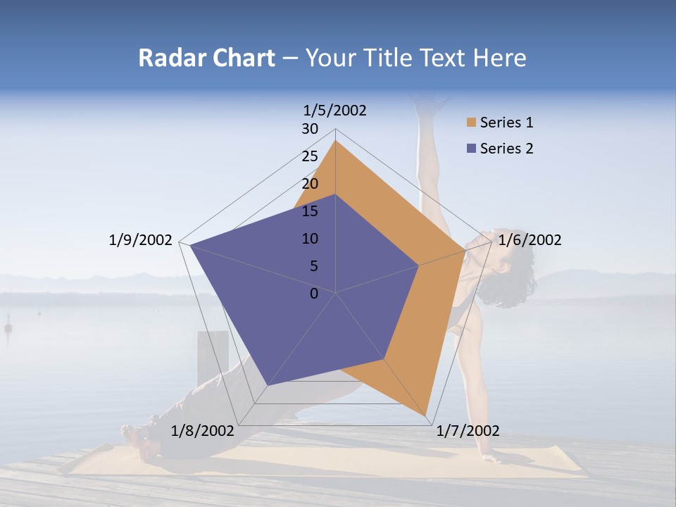 Fitness Meditation Pretty PowerPoint Template