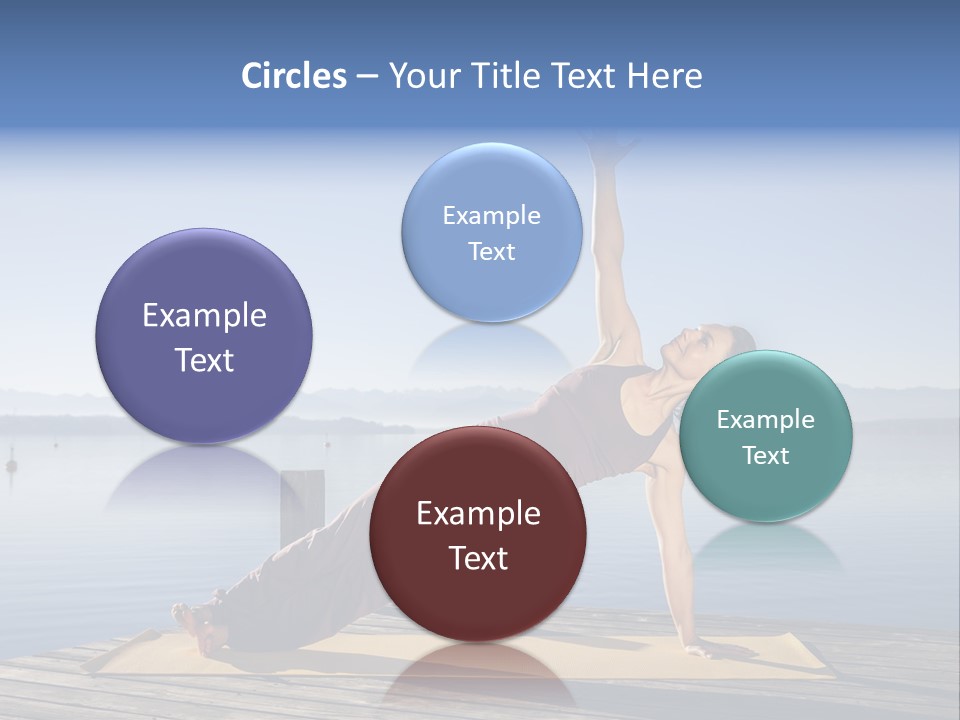 Fitness Meditation Pretty PowerPoint Template