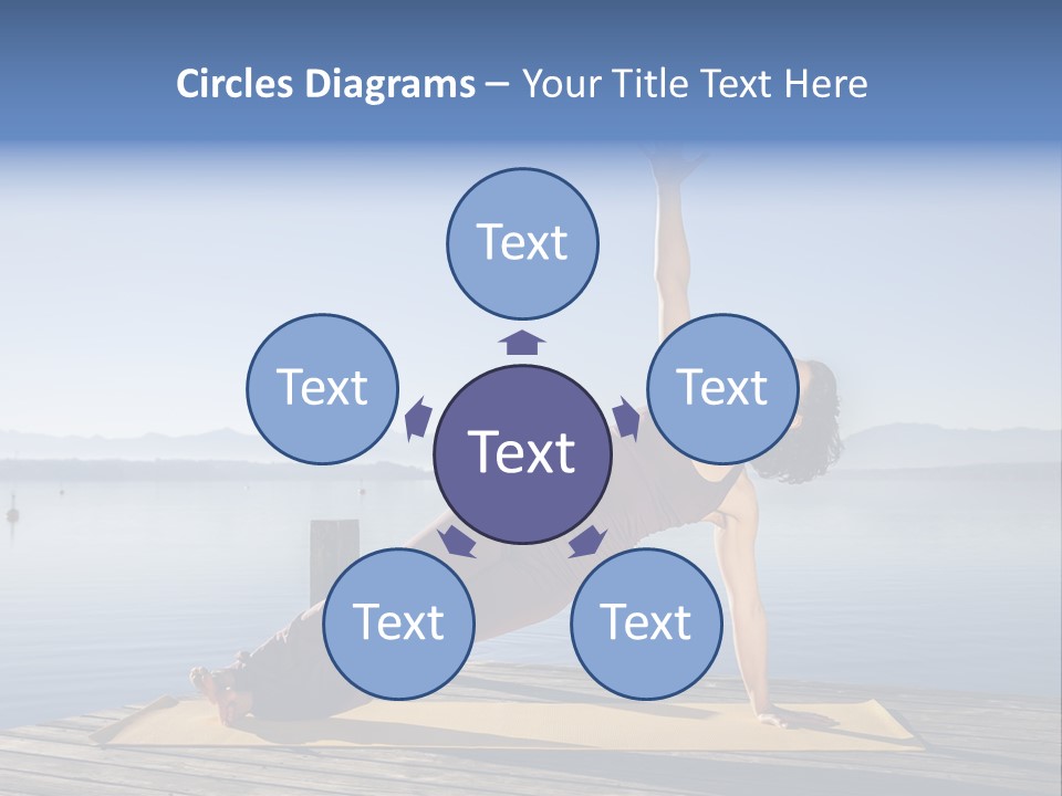 Fitness Meditation Pretty PowerPoint Template