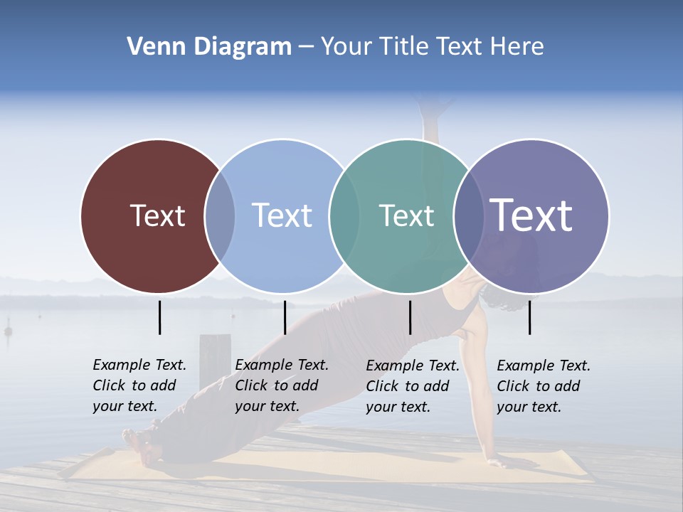 Fitness Meditation Pretty PowerPoint Template