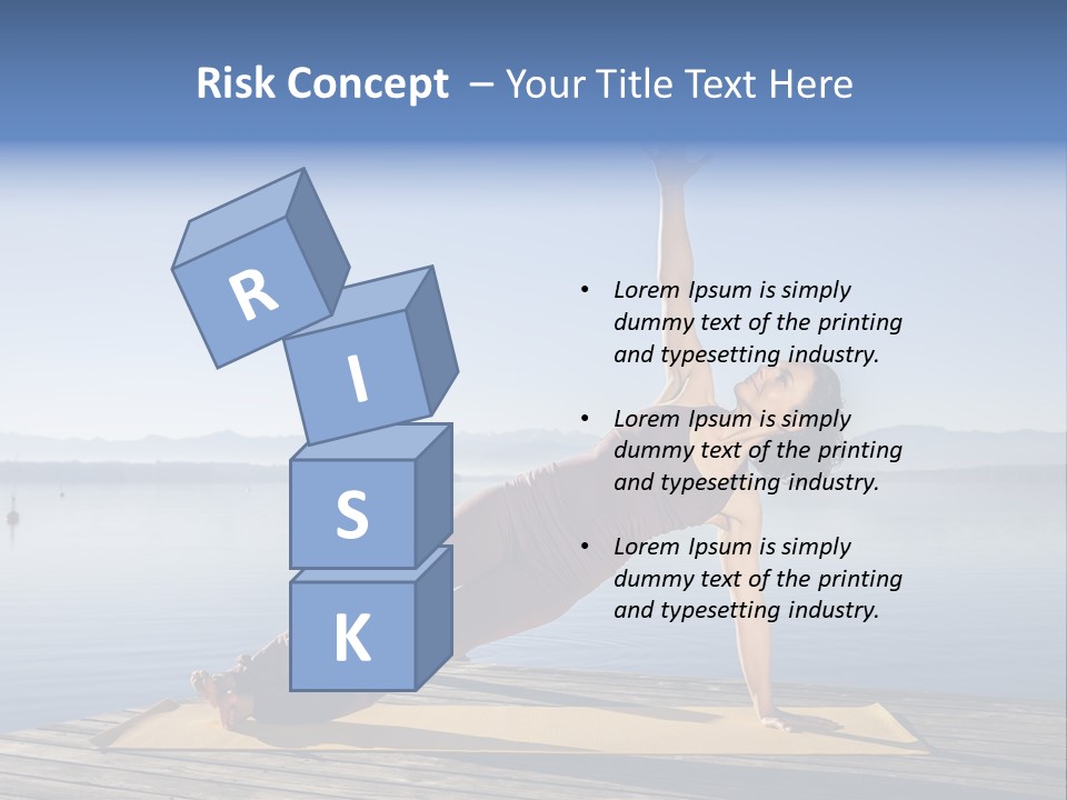 Fitness Meditation Pretty PowerPoint Template