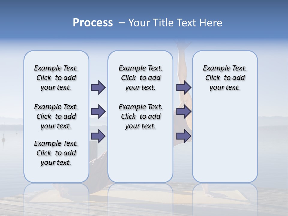 Fitness Meditation Pretty PowerPoint Template