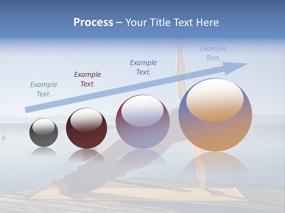 Fitness Meditation Pretty PowerPoint Template