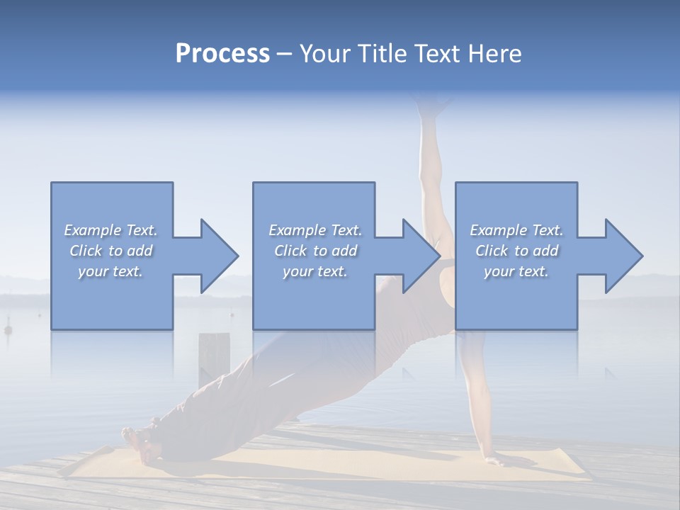 Fitness Meditation Pretty PowerPoint Template