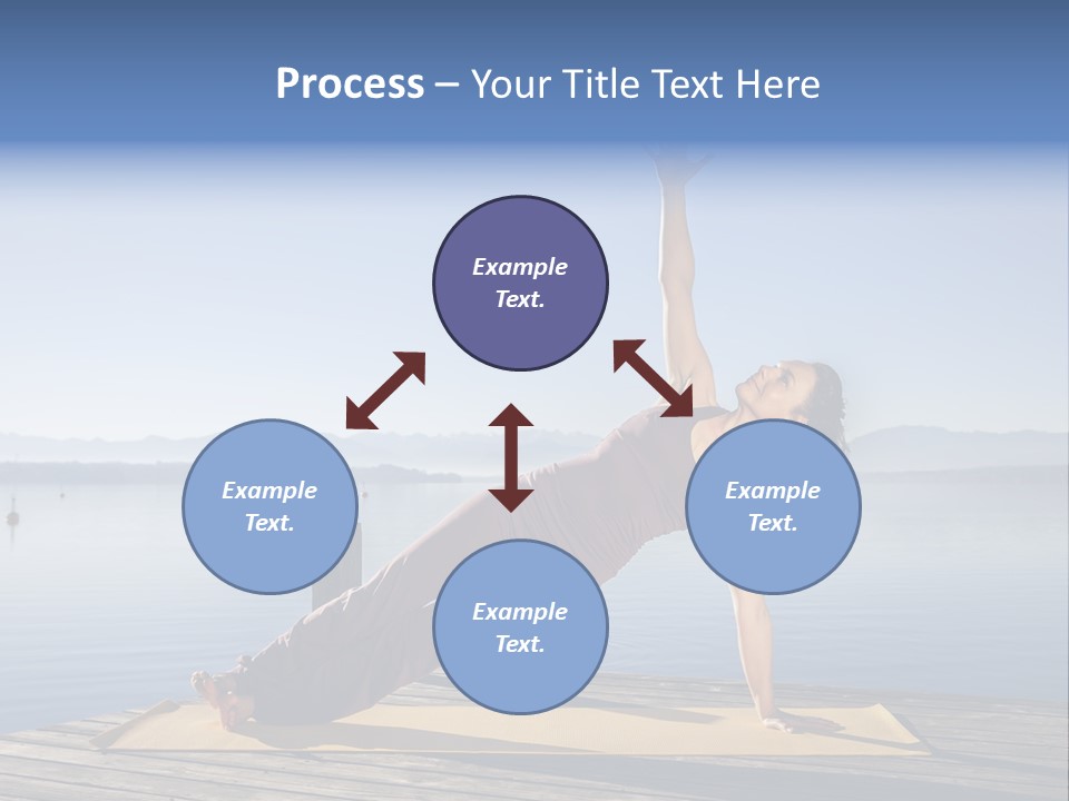 Fitness Meditation Pretty PowerPoint Template