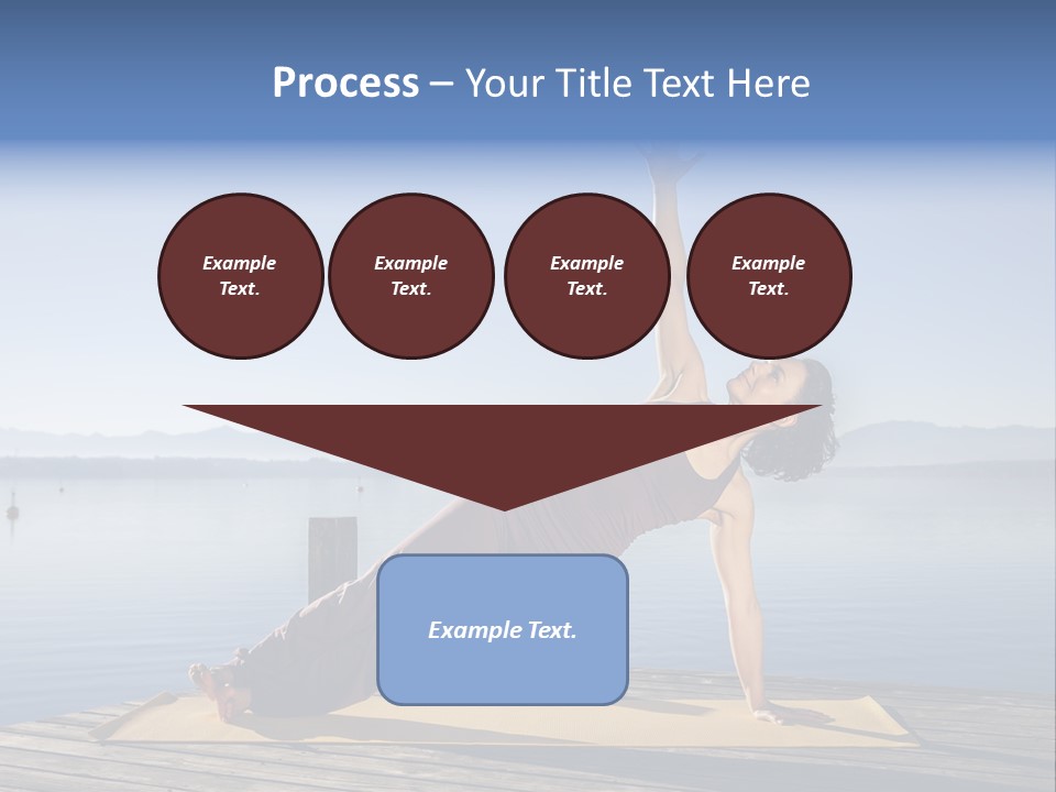 Fitness Meditation Pretty PowerPoint Template