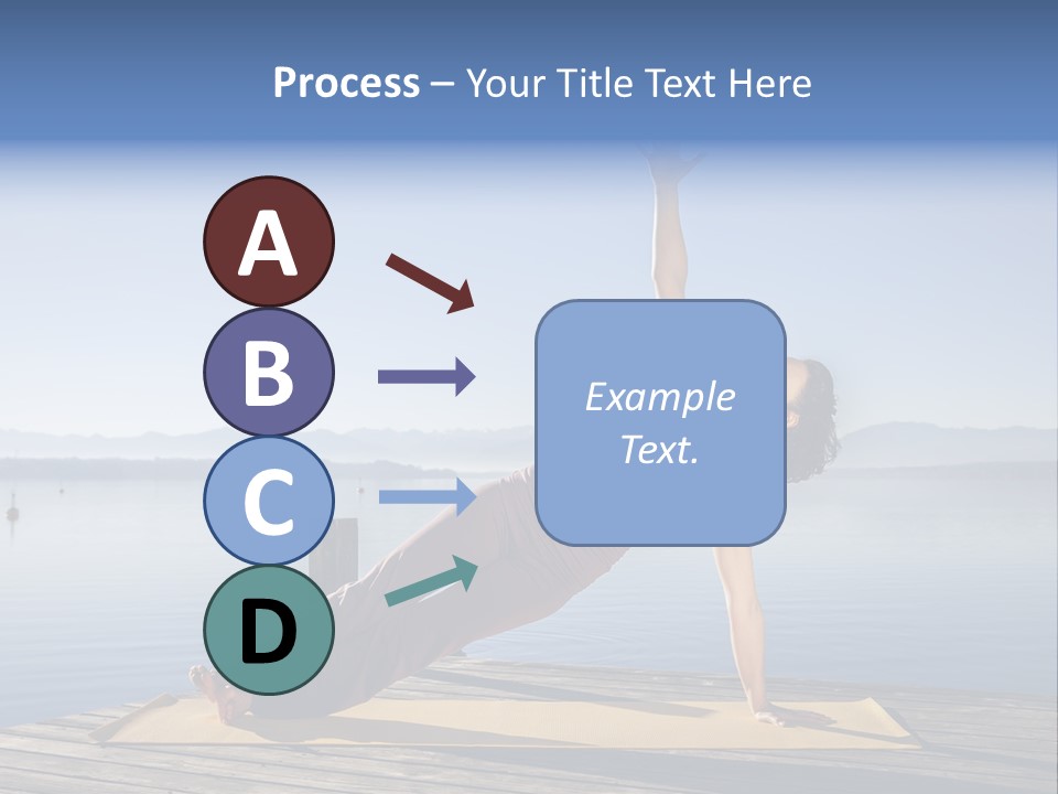 Fitness Meditation Pretty PowerPoint Template