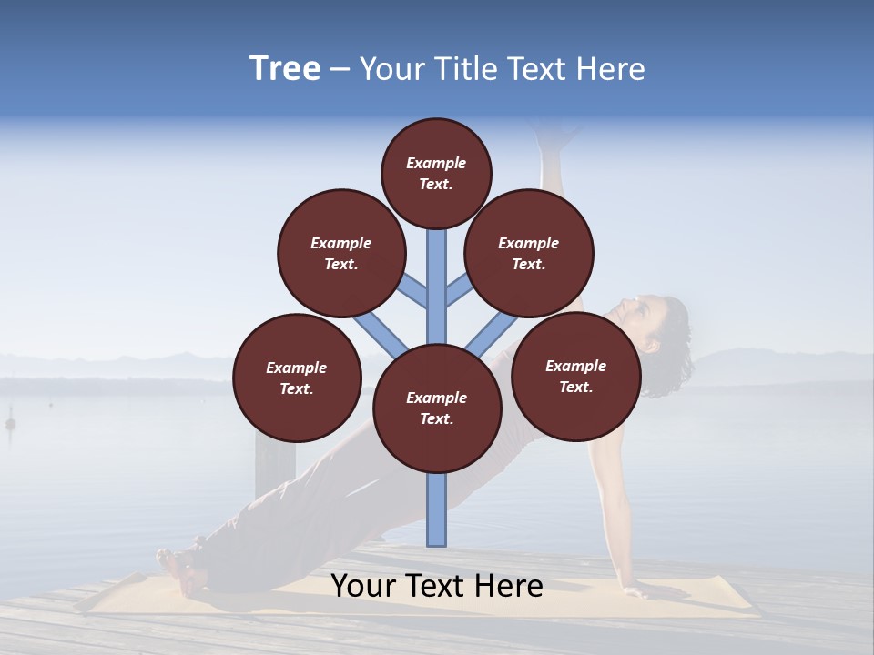 Fitness Meditation Pretty PowerPoint Template