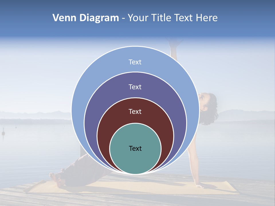 Fitness Meditation Pretty PowerPoint Template