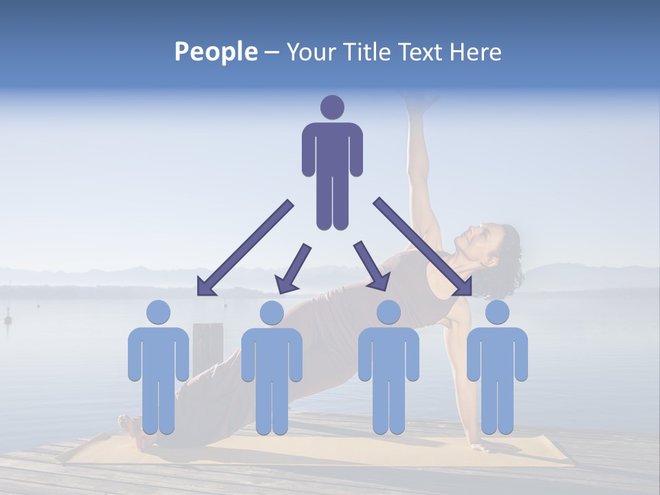 Fitness Meditation Pretty PowerPoint Template