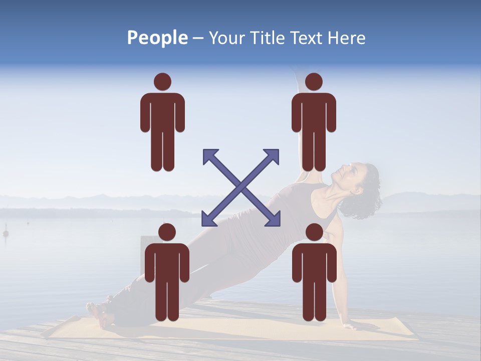 Fitness Meditation Pretty PowerPoint Template