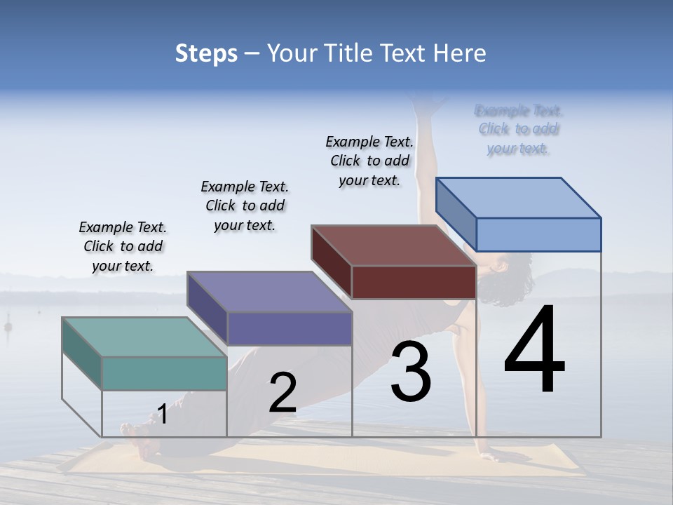 Fitness Meditation Pretty PowerPoint Template