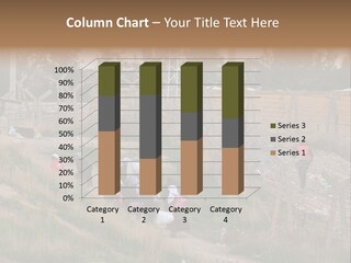 A Group Of People Walking Up A Hill PowerPoint Template