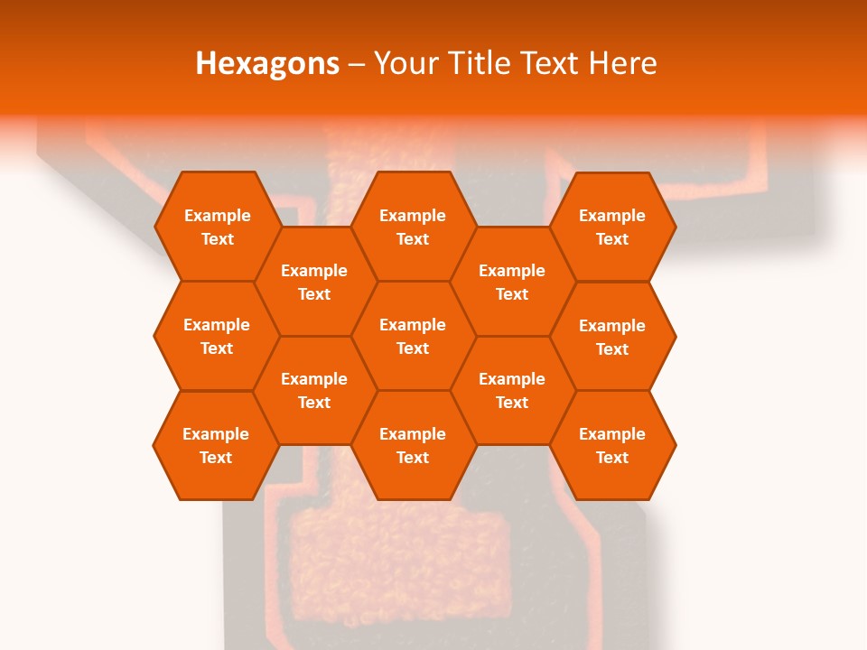 Jersey Letter Sport Letter Typography PowerPoint Template