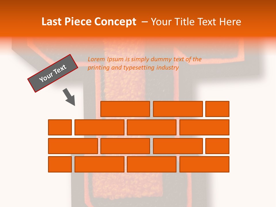 Jersey Letter Sport Letter Typography PowerPoint Template