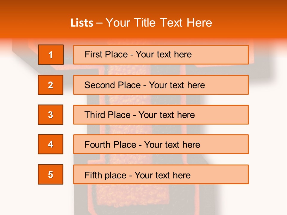 Jersey Letter Sport Letter Typography PowerPoint Template