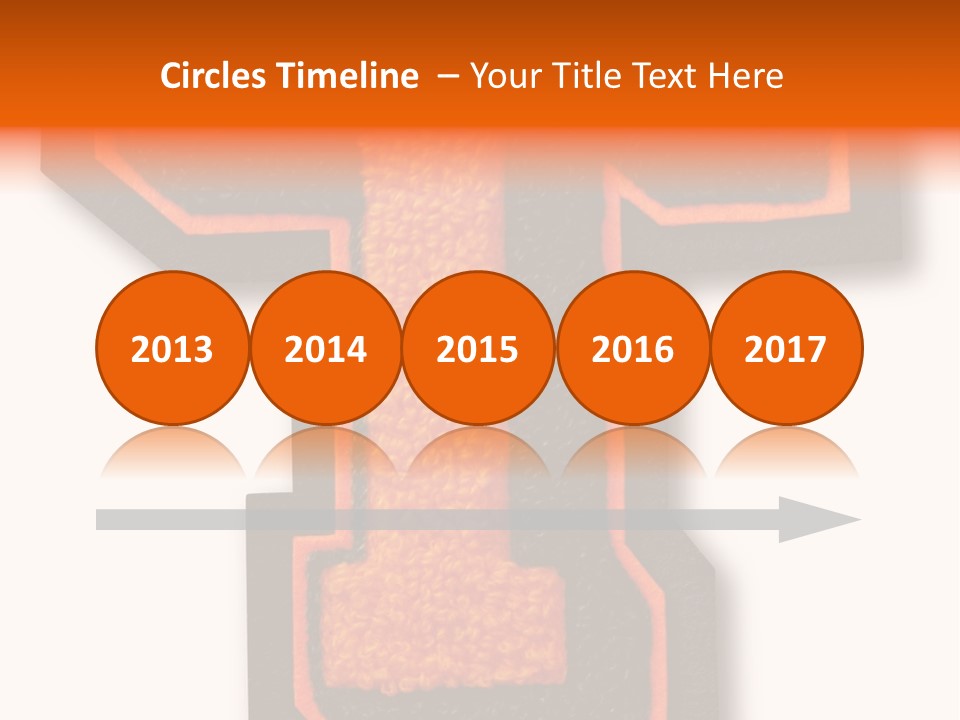 Jersey Letter Sport Letter Typography PowerPoint Template