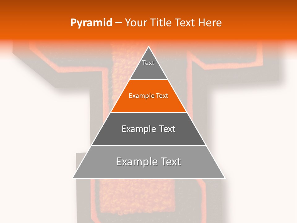 Jersey Letter Sport Letter Typography PowerPoint Template