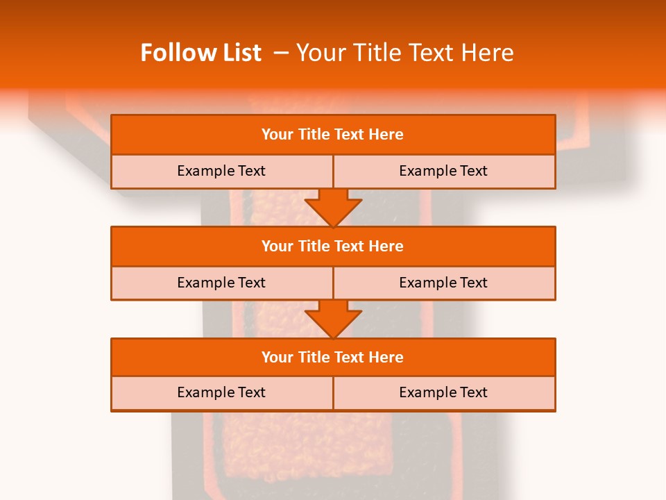 Jersey Letter Sport Letter Typography PowerPoint Template