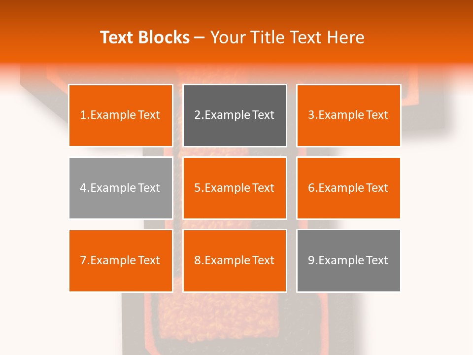 Jersey Letter Sport Letter Typography PowerPoint Template