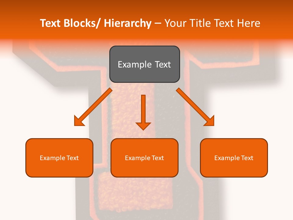 Jersey Letter Sport Letter Typography PowerPoint Template