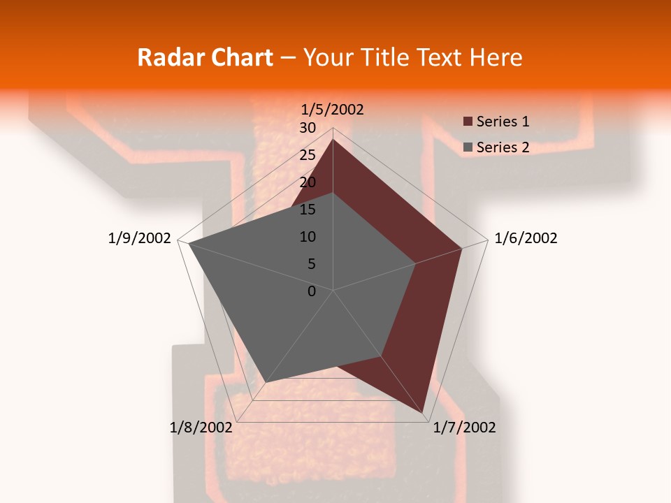 Jersey Letter Sport Letter Typography PowerPoint Template