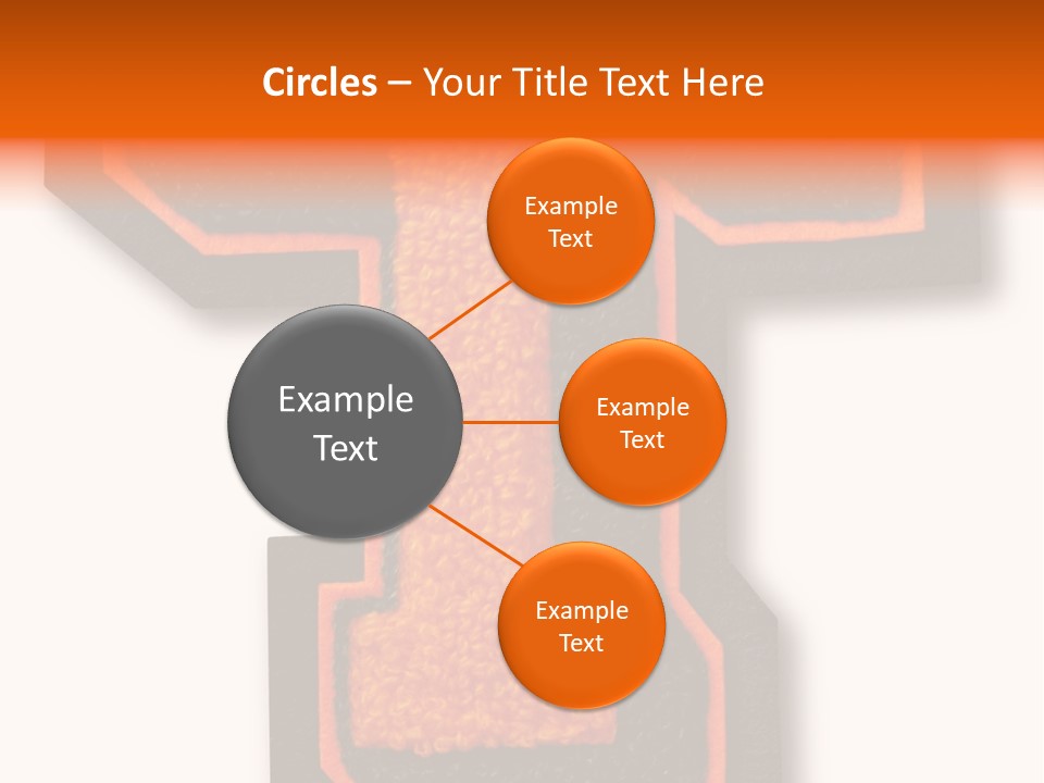 Jersey Letter Sport Letter Typography PowerPoint Template