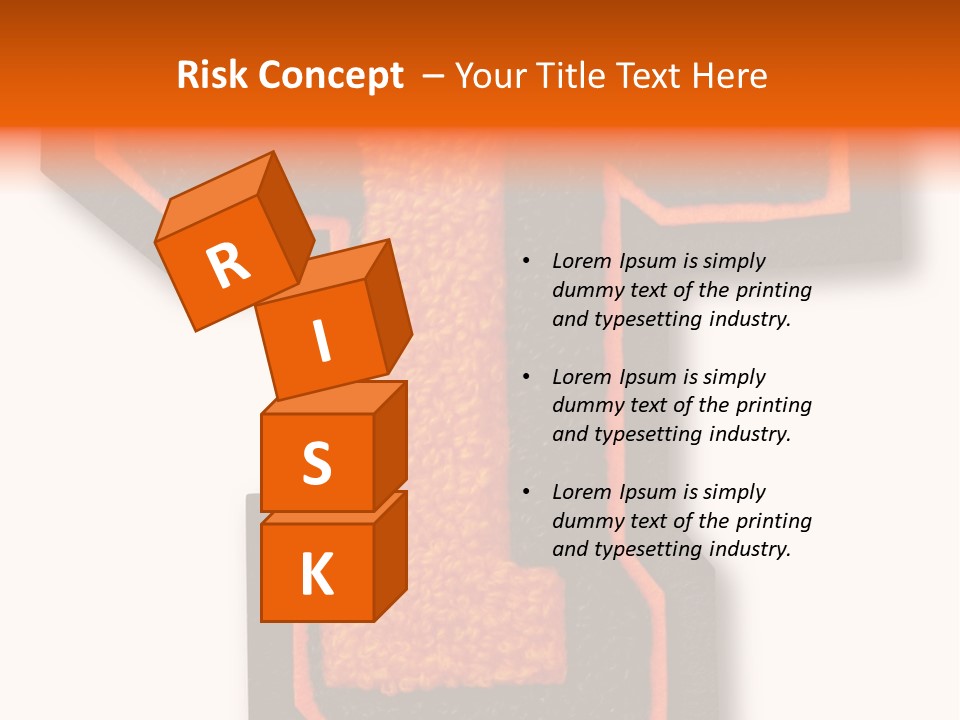 Jersey Letter Sport Letter Typography PowerPoint Template