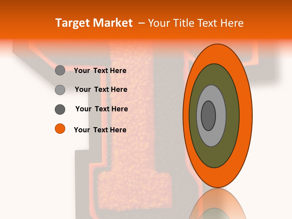 Jersey Letter Sport Letter Typography PowerPoint Template