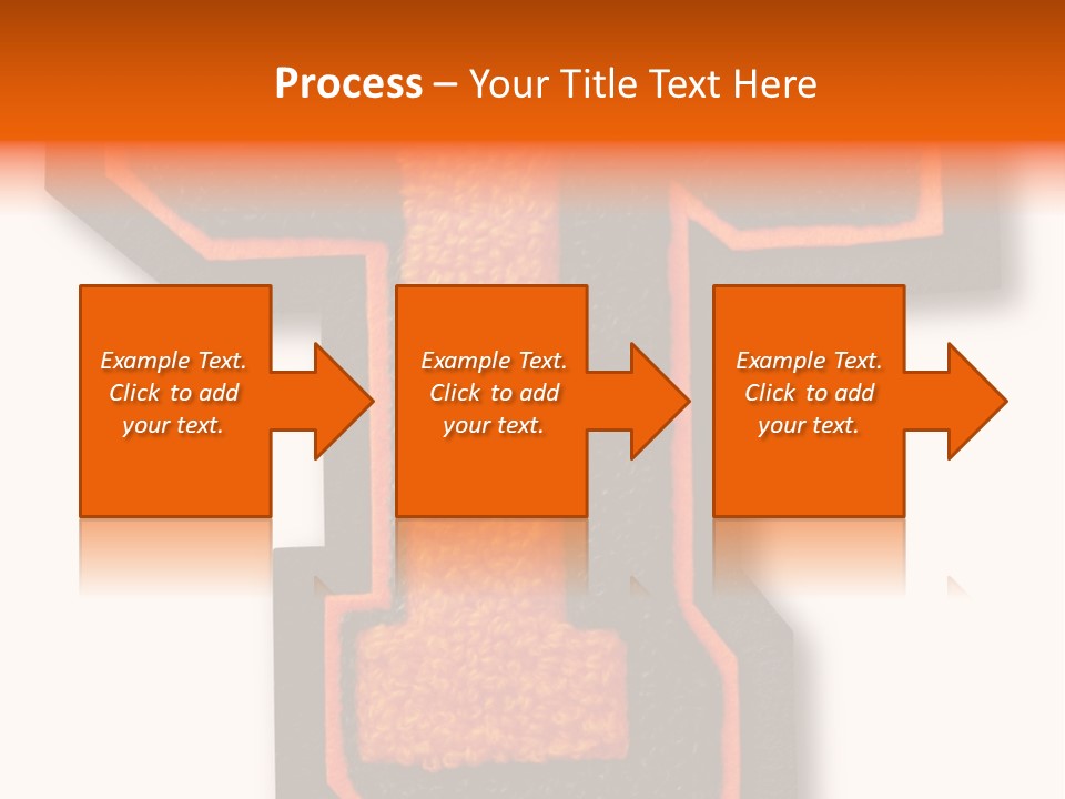 Jersey Letter Sport Letter Typography PowerPoint Template