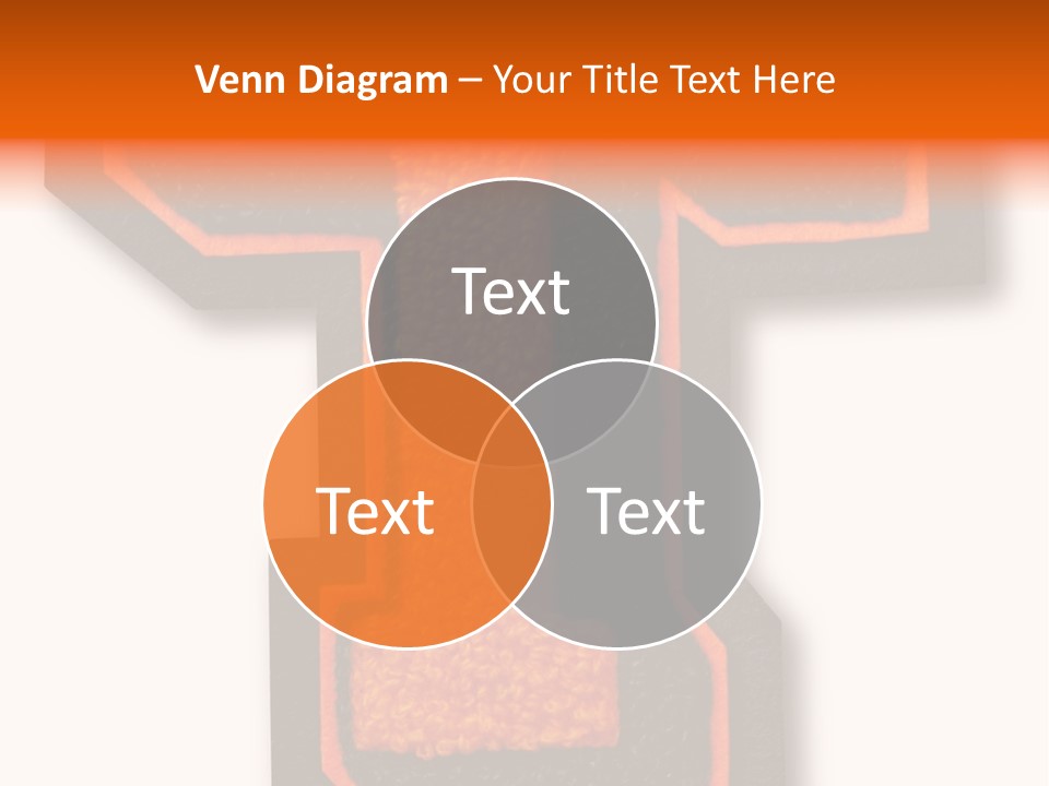 Jersey Letter Sport Letter Typography PowerPoint Template