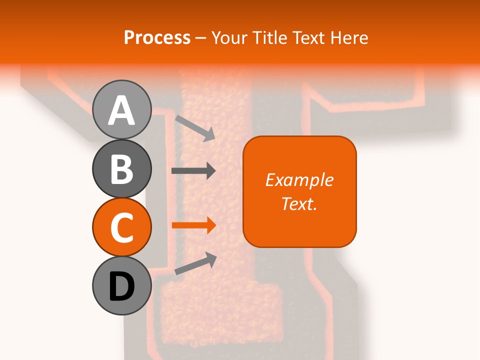 Jersey Letter Sport Letter Typography PowerPoint Template