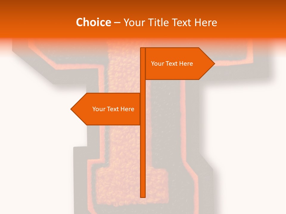 Jersey Letter Sport Letter Typography PowerPoint Template