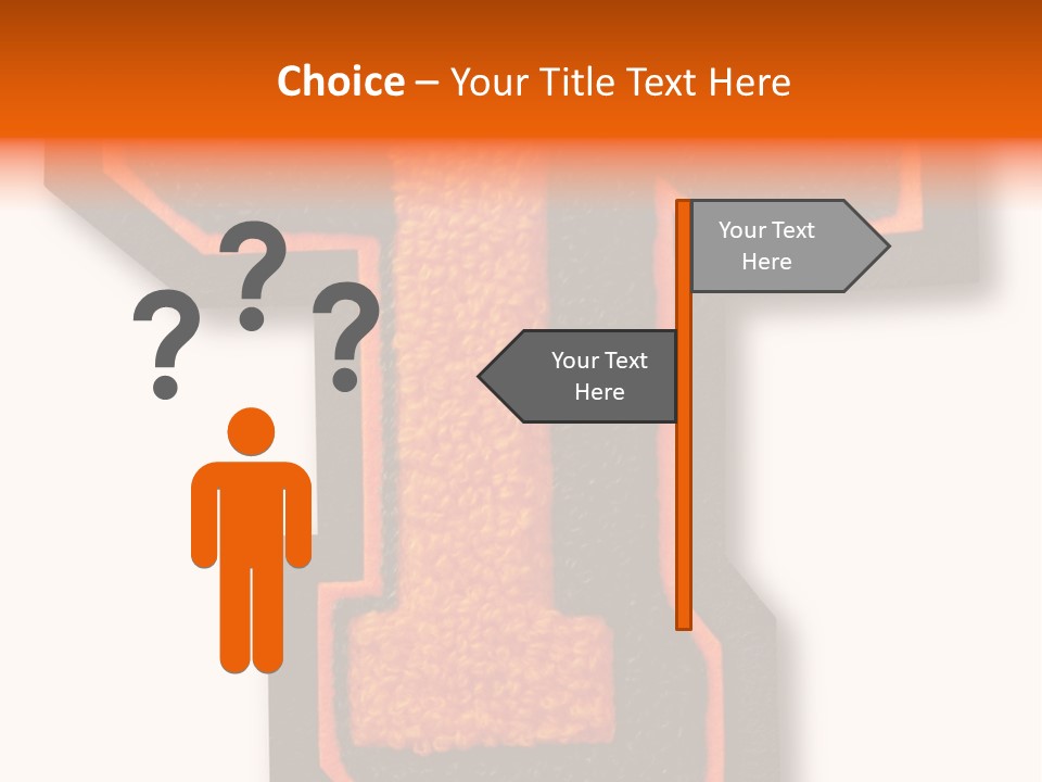 Jersey Letter Sport Letter Typography PowerPoint Template